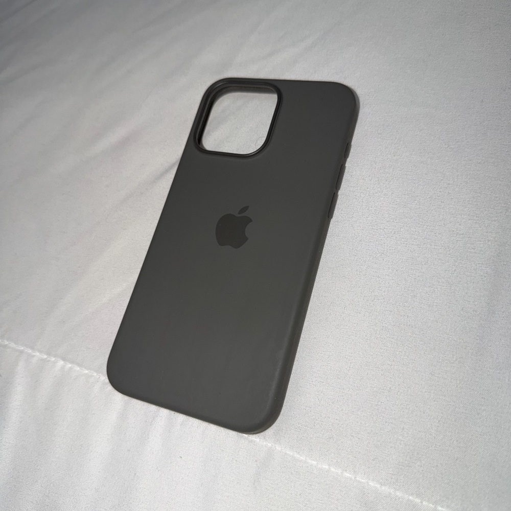 Apple Gray Silicone iPhone Case